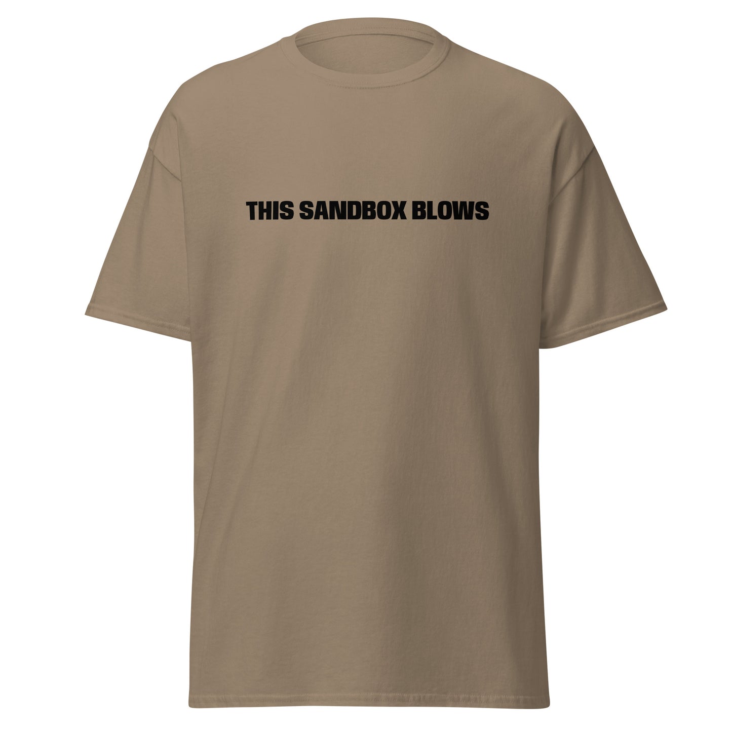 'This Sandbox Blows' Classic Tee - Black Text